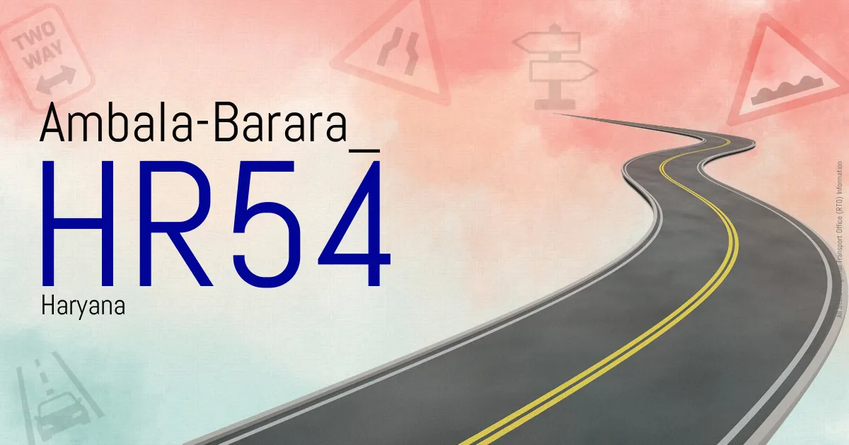 HR54 || Ambala-Barara
